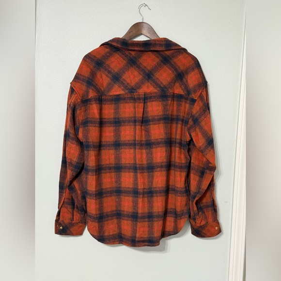 In Bloom rust and Black Plaid Shirt - Picture 5 of 6